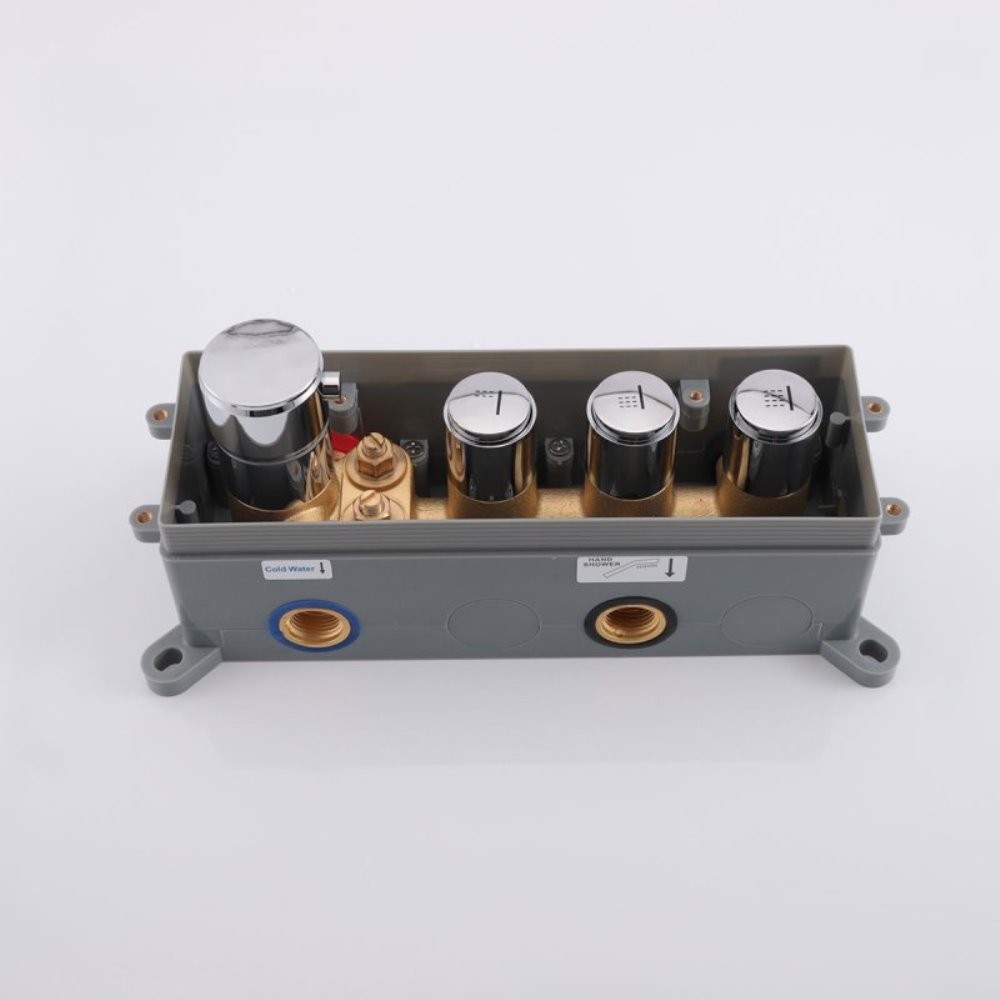 Смеситель встраиваемый Vincea Inspire для душа 3-х функциональный Черный матовый — изображение 2
