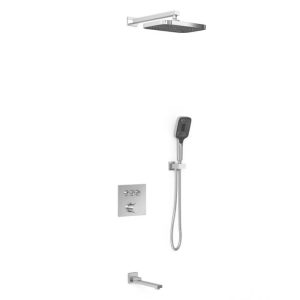 Душевая встройка Vincea Inspire с изливом Хром глянцевый