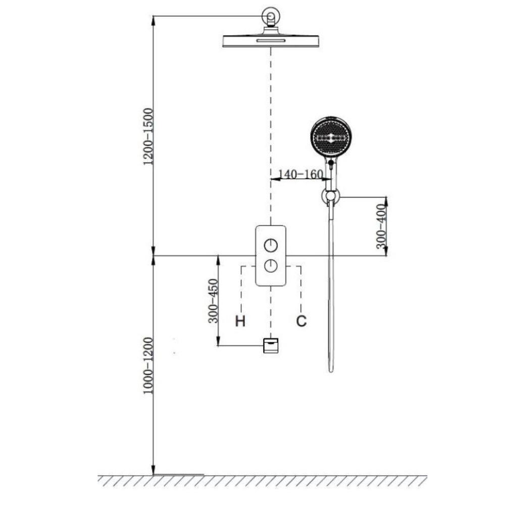 Душевая встройка Vincea Domus с изливом Хром глянцевый — изображение 3