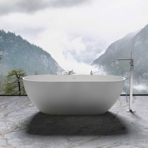 Ванна из искусственного камня Vincea Solid Surface 170х80 Белый матовый